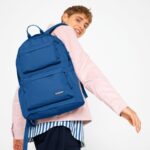 duplo acolchoado azul misterioso Eastpak mochilas 484BB82