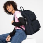 duplo acolchoado nuvem marinha Eastpak mochilas 484BB86