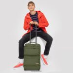 duplo tranverz s grama escura Eastpak bagagem 484BB202
