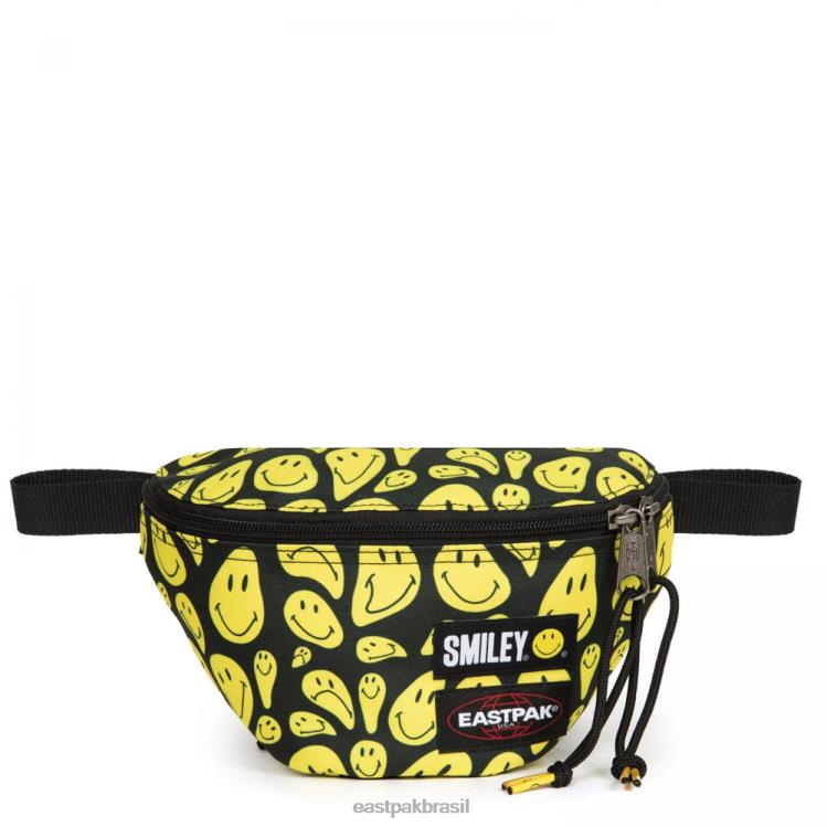 saltador grafite sorridente amarelo Eastpak bolsas de ombro 484BB267 - Image 1