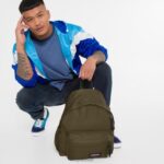 zippl'r acolchoado + oliva do exército Eastpak mochilas 484BB93 - Image 5