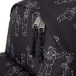 zippl'r acolchoado + os simpsons preto Eastpak mochilas 484BB161 - Image 6